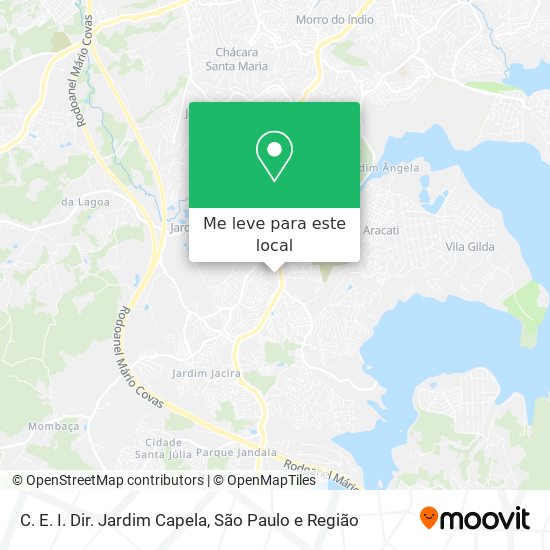 C. E. I. Dir. Jardim Capela mapa