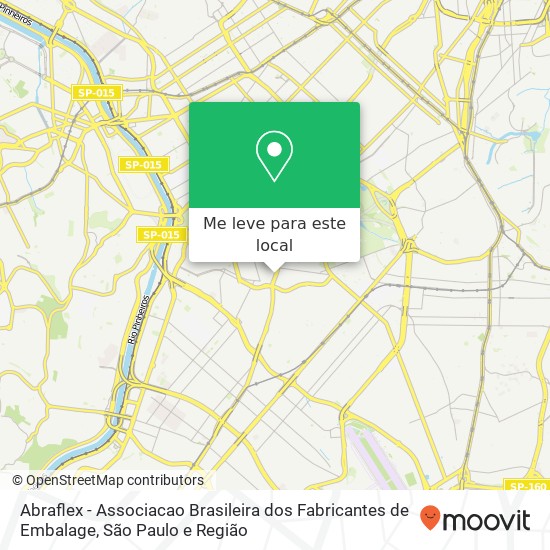 Abraflex - Associacao Brasileira dos Fabricantes de Embalage mapa
