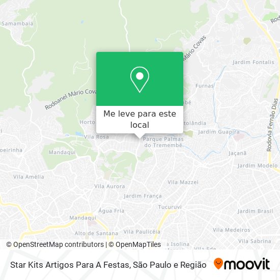 Star Kits Artigos Para A Festas mapa