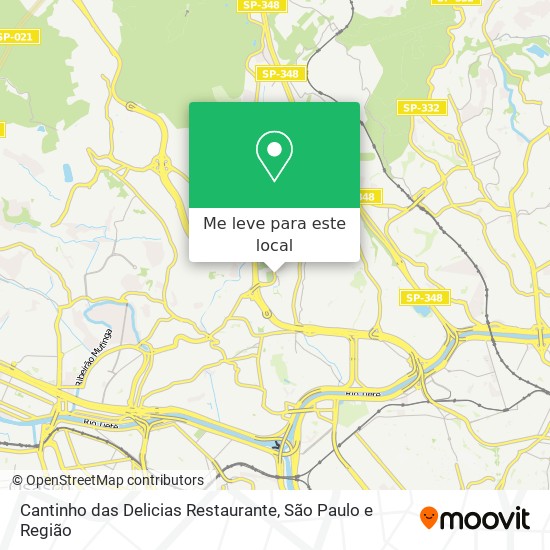 Cantinho das Delicias Restaurante mapa