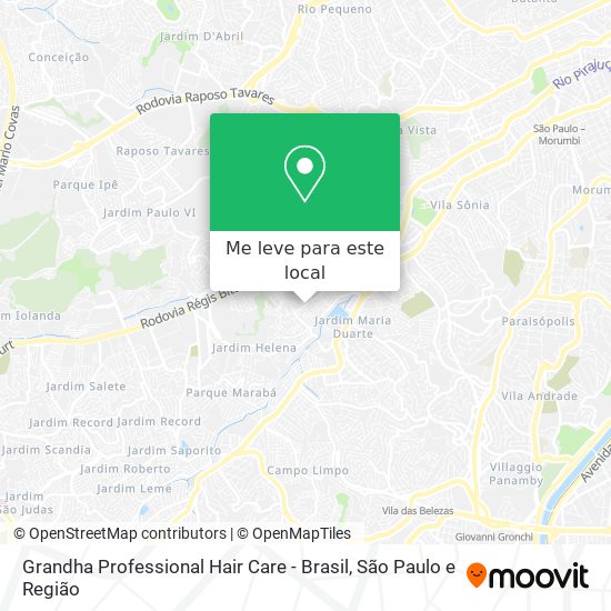 Grandha Professional Hair Care - Brasil mapa