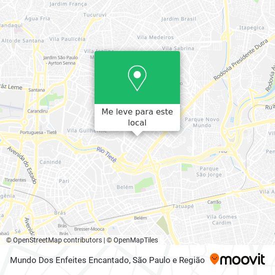Mundo Dos Enfeites Encantado mapa