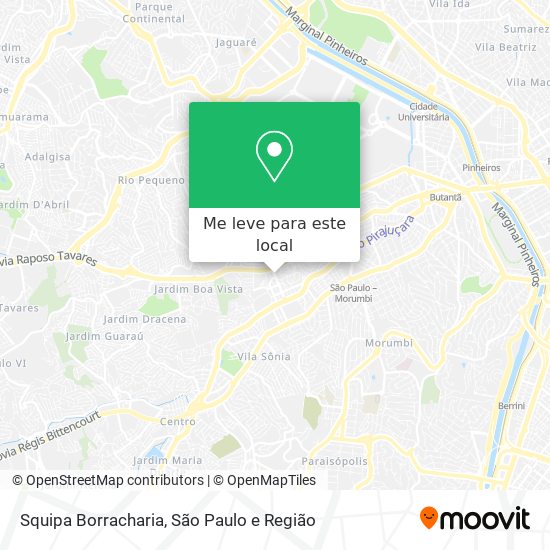Squipa Borracharia mapa