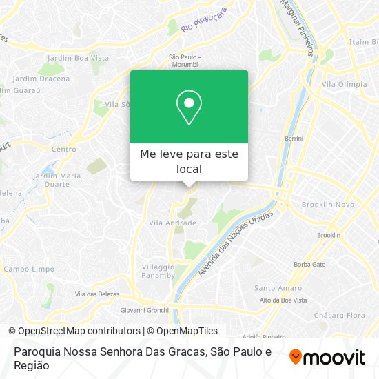 Paroquia Nossa Senhora Das Gracas mapa