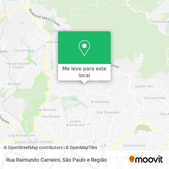 Rua Raimundo Carneiro mapa