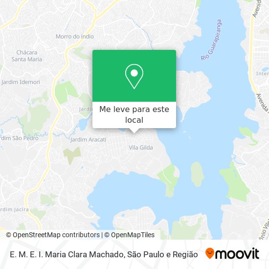 E. M. E. I. Maria Clara Machado mapa