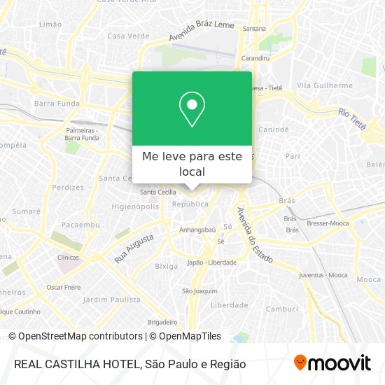 REAL CASTILHA HOTEL mapa