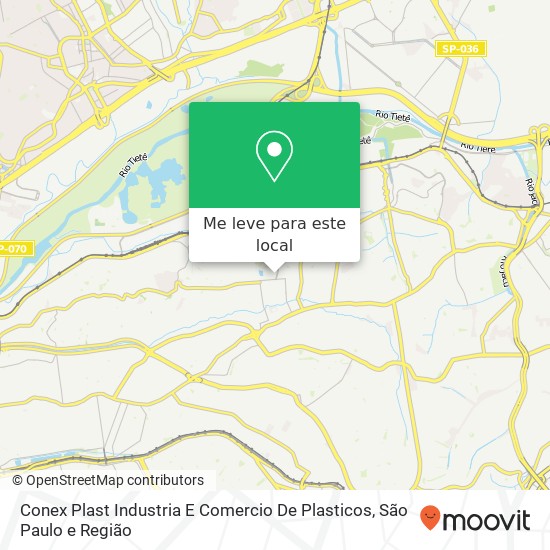 Conex Plast Industria E Comercio De Plasticos, Rua São José de Caiana, 15 Cangaíba São Paulo-SP 03819-020 mapa