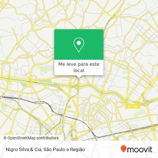 Nigro Silva & Cia, Avenida Cruzeiro do Sul, 1800 Santana São Paulo-SP 02030-000 mapa