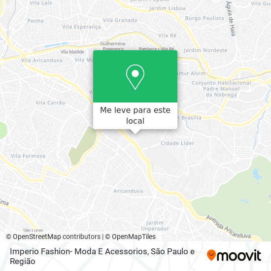 Imperio Fashion- Moda E Acessorios mapa
