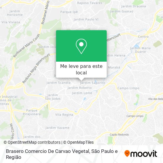 Brasero Comercio De Carvao Vegetal mapa