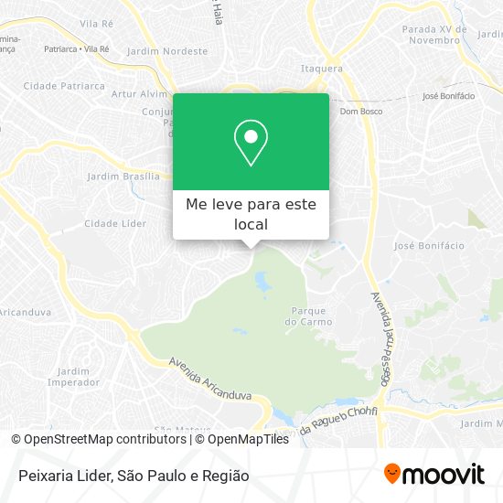 Peixaria Lider mapa
