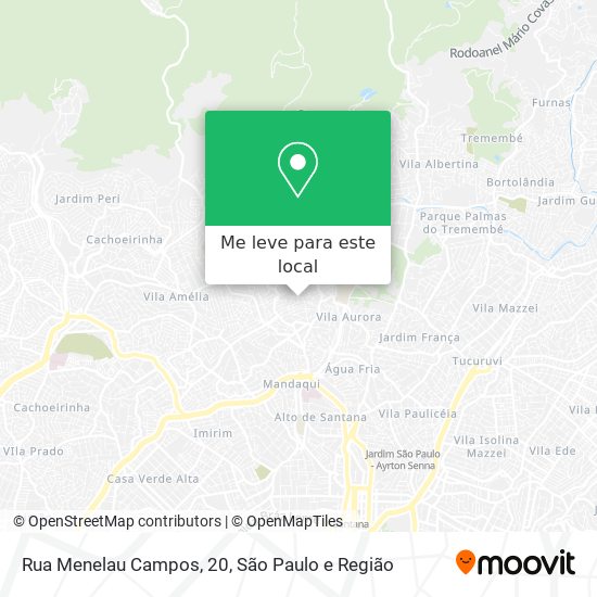 Rua Menelau Campos, 20 mapa