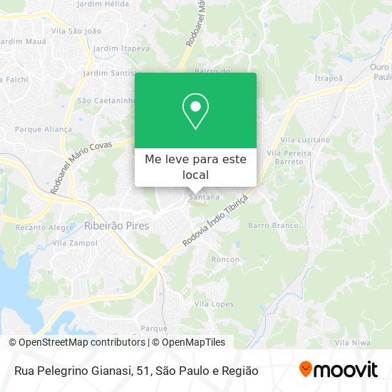 Rua Pelegrino Gianasi, 51 mapa