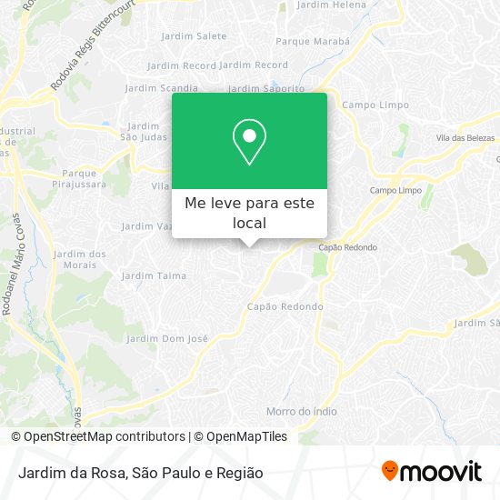 Jardim da Rosa mapa