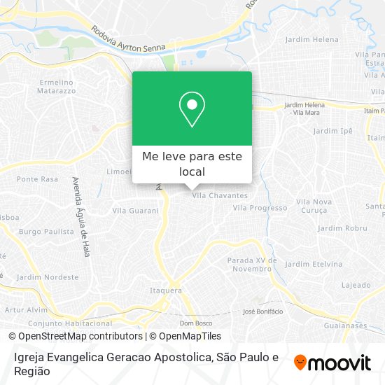 Igreja Evangelica Geracao Apostolica mapa