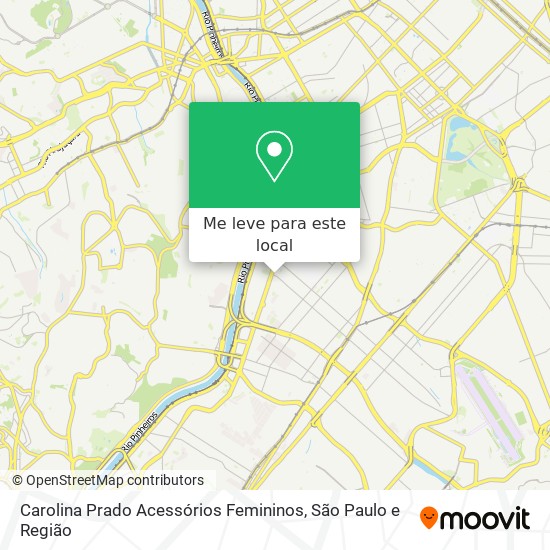 Carolina Prado Acessórios Femininos mapa