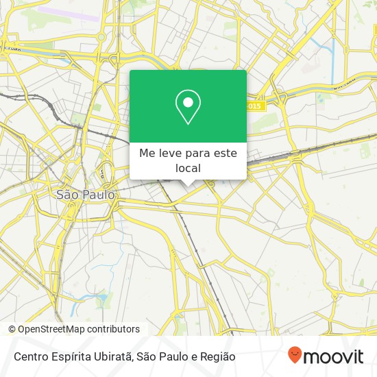 Centro Espírita Ubiratã, Rua Frei Gaspar, 344 Brás São Paulo-SP 03164-100 mapa