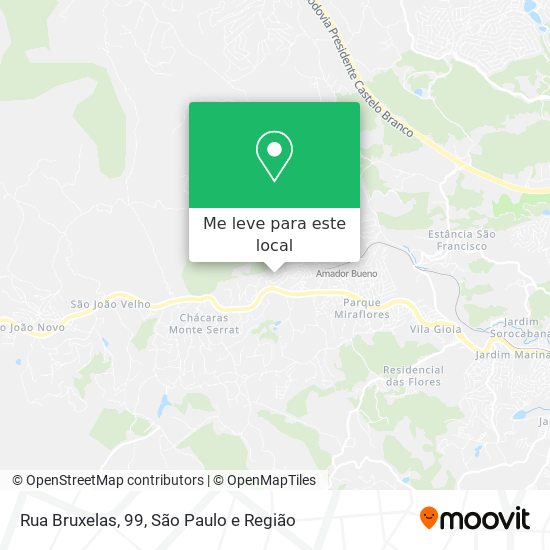 Rua Bruxelas, 99 mapa