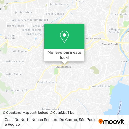 Casa Do Norte Nossa Senhora Do Carmo mapa