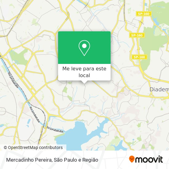 Mercadinho Pereira mapa