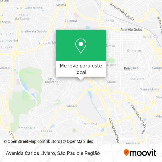 Avenida Carlos Liviero mapa