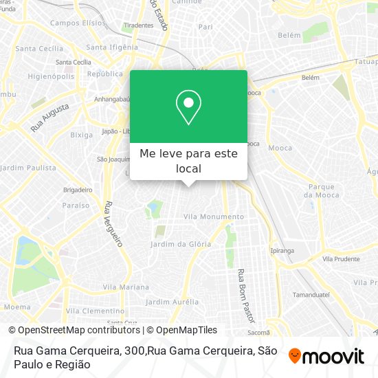Rua Gama Cerqueira, 300,Rua Gama Cerqueira mapa