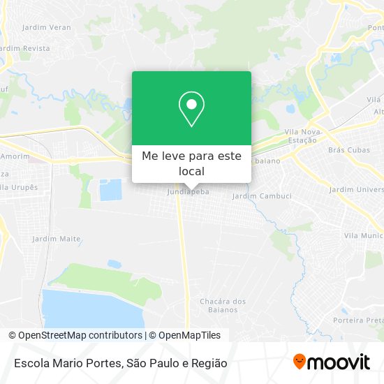 Escola Mario Portes mapa