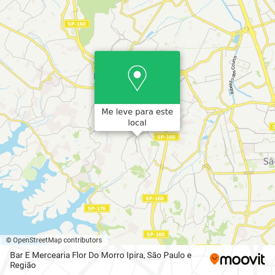 Bar E Mercearia Flor Do Morro Ipira mapa