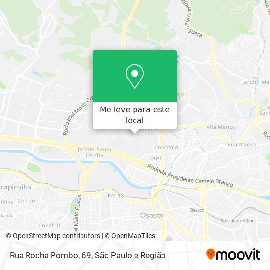 Rua Rocha Pombo, 69 mapa