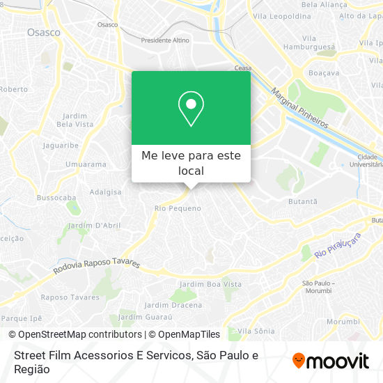 Street Film Acessorios E Servicos mapa