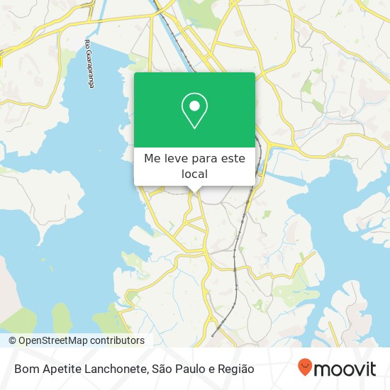 Bom Apetite Lanchonete, Avenida do Jangadeiro, 111 Cidade Dutra São Paulo-SP 04815-020 mapa
