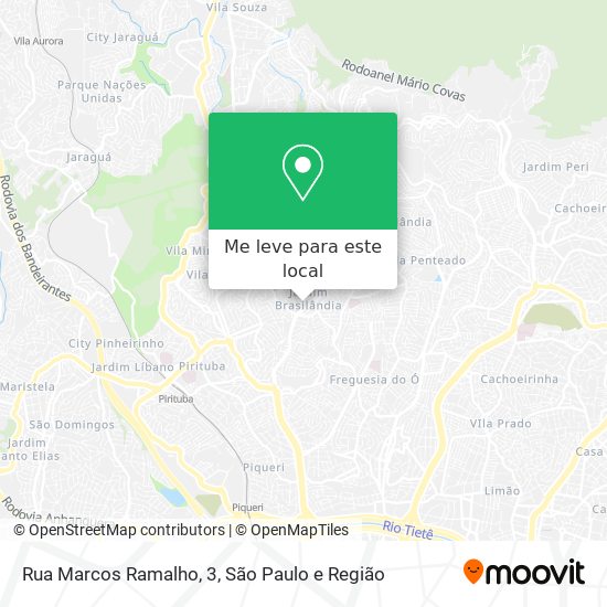 Rua Marcos Ramalho, 3 mapa