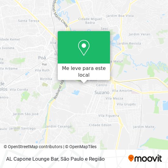 AL Capone Lounge Bar mapa