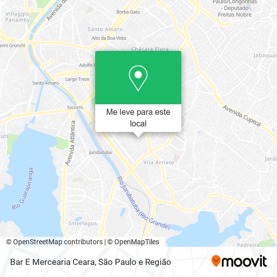 Bar E Mercearia Ceara mapa