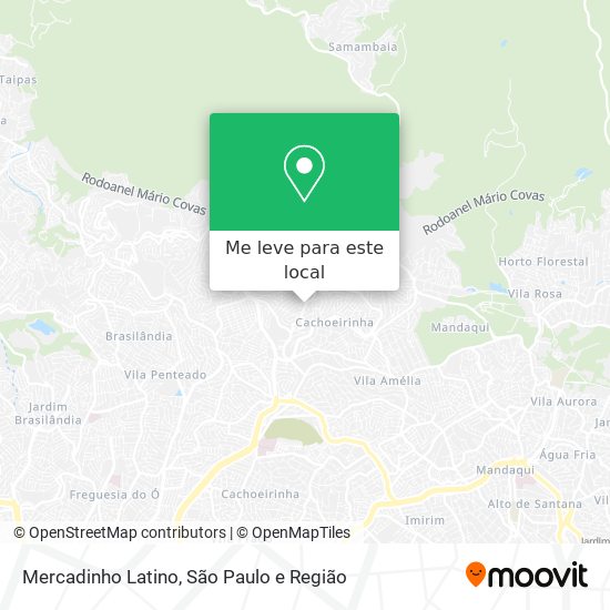 Mercadinho Latino mapa