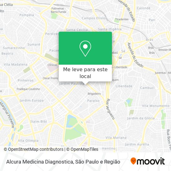 Alcura Medicina Diagnostica mapa