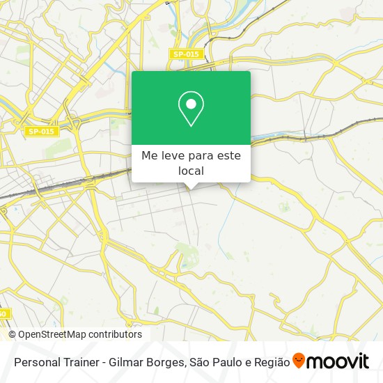 Personal Trainer - Gilmar Borges mapa
