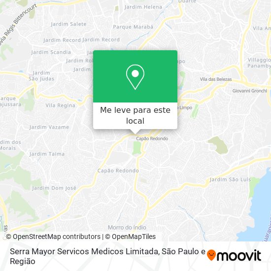 Serra Mayor Servicos Medicos Limitada mapa