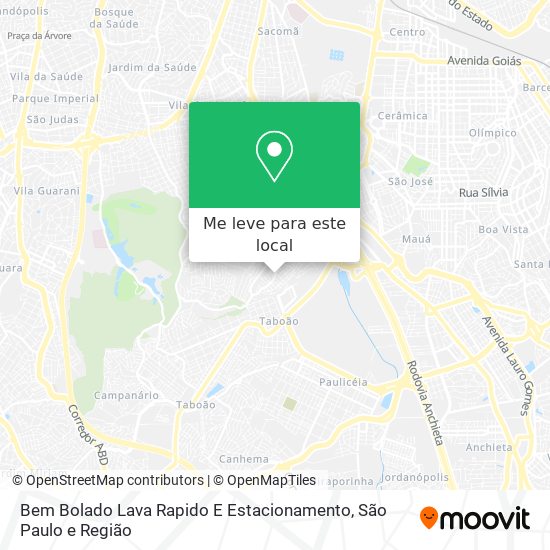 Bem Bolado Lava Rapido E Estacionamento mapa