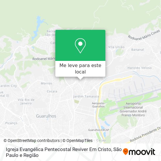 Igreja Evangélica Pentecostal Reviver Em Cristo mapa