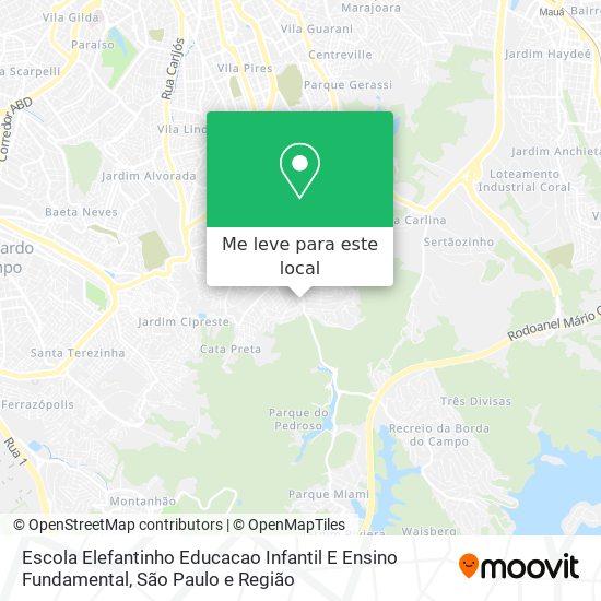 Escola Elefantinho Educacao Infantil E Ensino Fundamental mapa