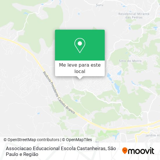 Associacao Educacional Escola Castanheiras mapa