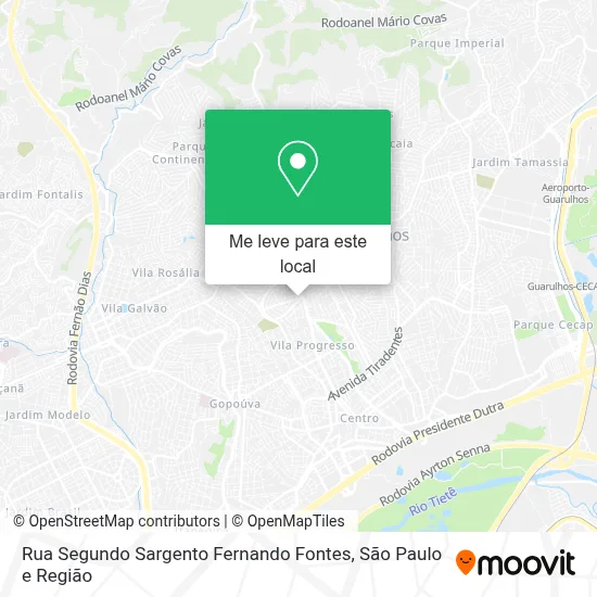 Rua Segundo Sargento Fernando Fontes mapa