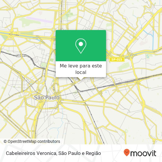 Cabeleireiros Veronica, Rua Brigadeiro Machado, 75 Brás São Paulo-SP 03050-050 mapa