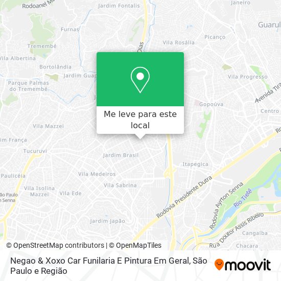 Negao & Xoxo Car Funilaria E Pintura Em Geral mapa