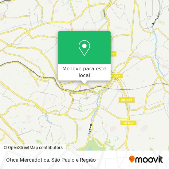 Ótica Mercadótica mapa