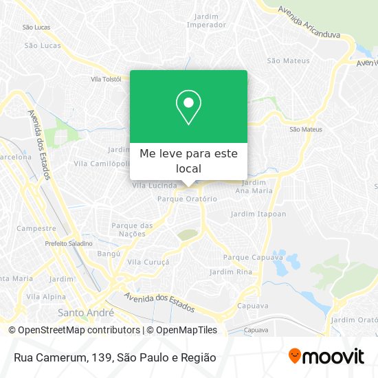 Rua Camerum, 139 mapa
