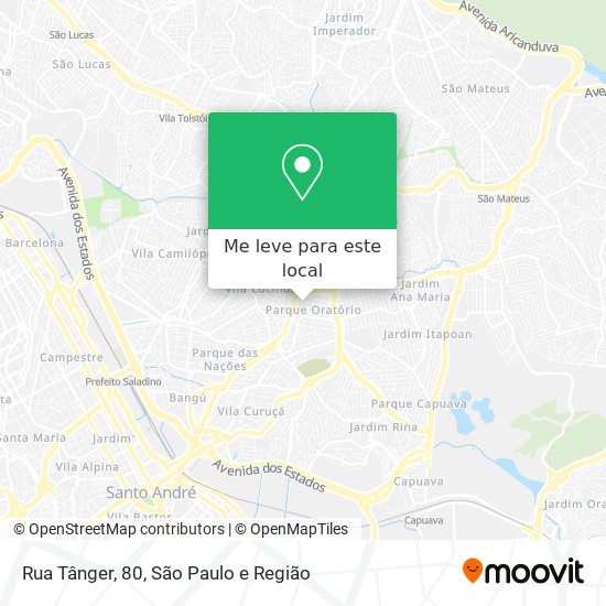 Rua Tânger, 80 mapa