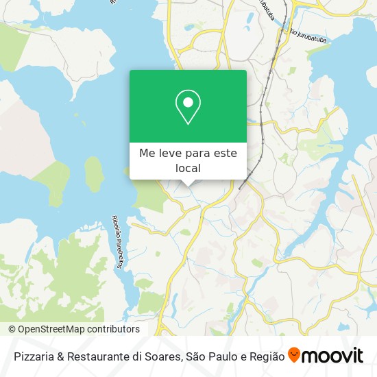 Pizzaria & Restaurante di Soares mapa